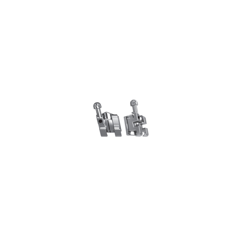 Kovové zámky MINI DIAGONALI systém Roth .018, 2 bez háčku 10ks 