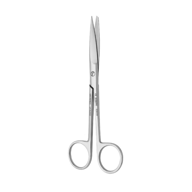 Nůžky chirurgické rovné hrotnatotupé; 130 mm