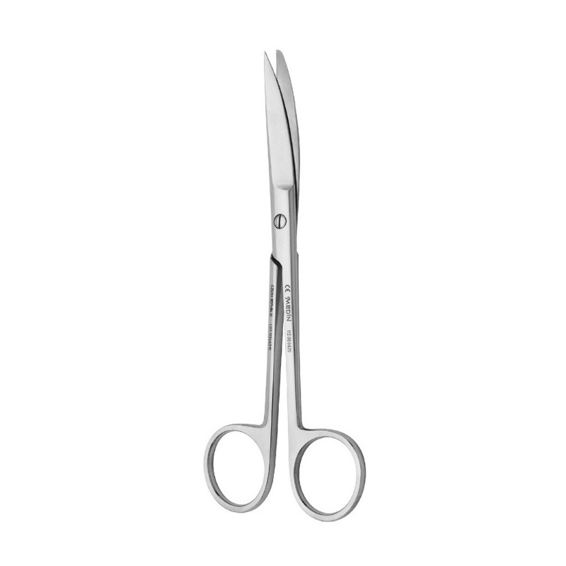 Nůžky chirurgické zahnuté; 150 mm