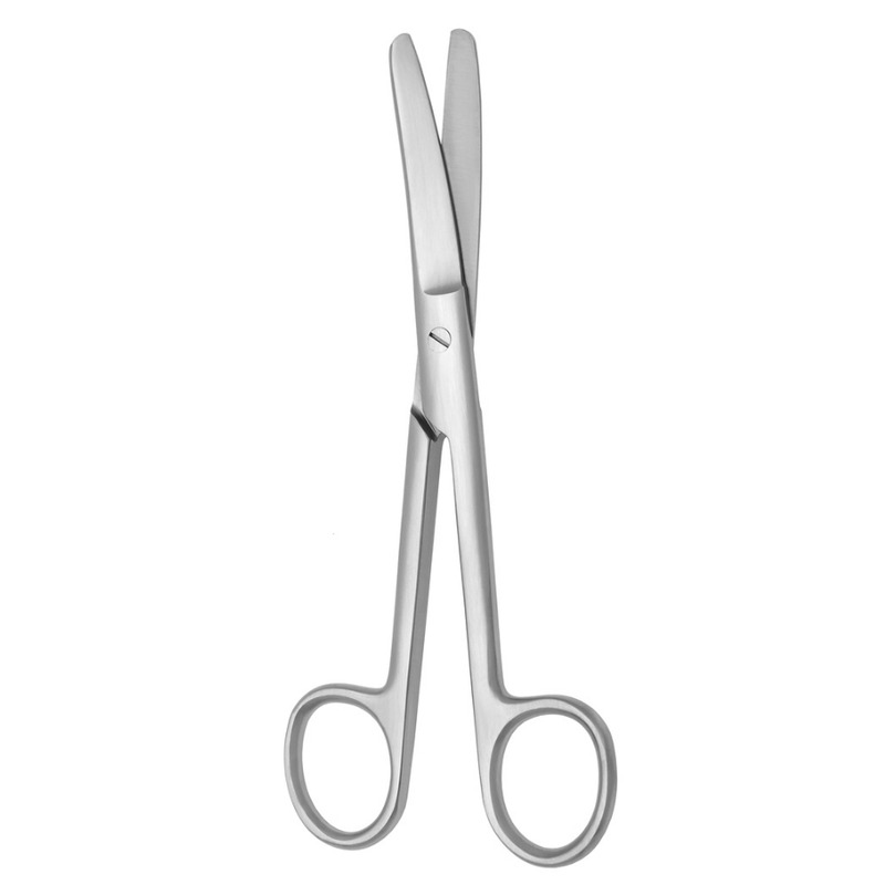 Nůžky chirurgické tupé zahnuté; 115 mm