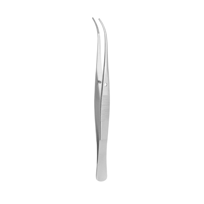 Pinzeta oční zahnutá; 10,5 mm