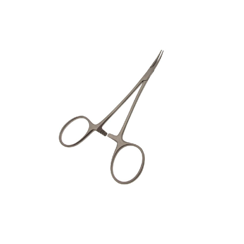 Svorka na cévy Micro Mosquito zahnutá 1x2 zuby; 12 cm