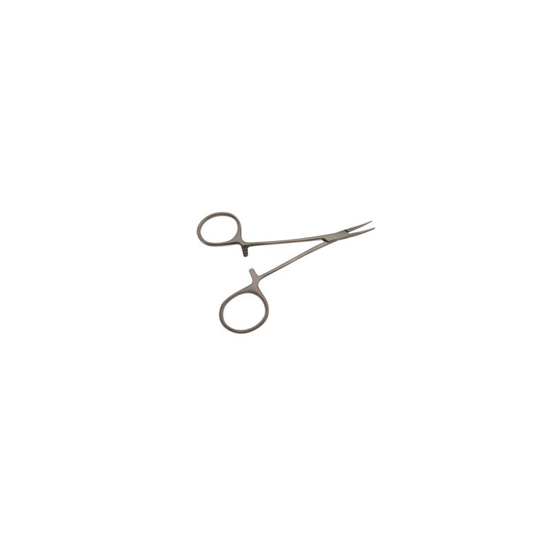 Svorka na cévy Micro Mosquito zahnutá 1x2 zuby; 12 cm