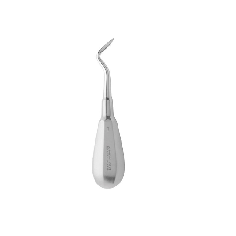 Páka extrakční ostrá hrotnatá levá Flohr, 3 mm; 15 cm