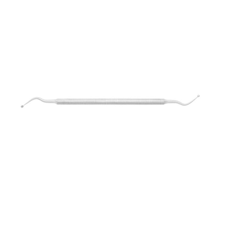 Lžička oboustranná lomená ostrá, 3mm; 17 cm