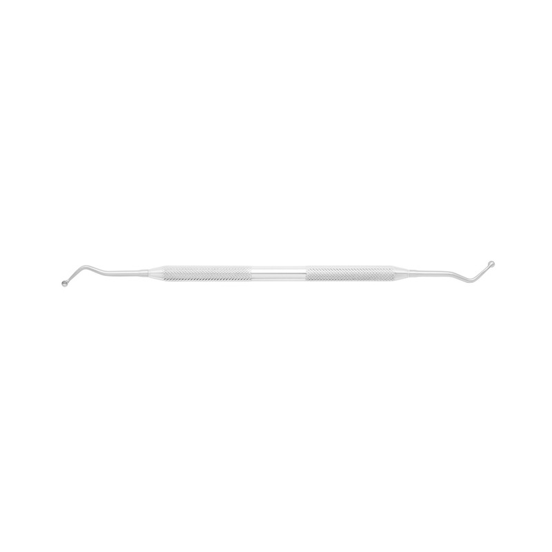 Lžička oboustranná ostrá, 2,5 mm; 16,6 cm