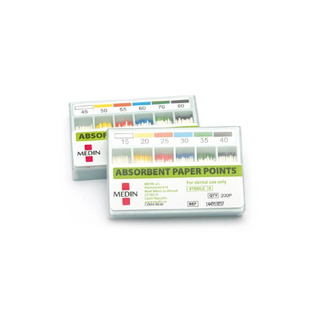 Čepy papírové absorbční standard 025; kalibrované, 200 ks