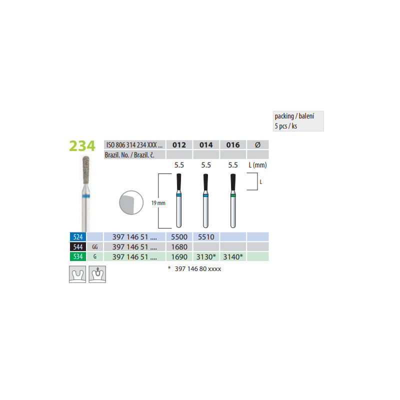 Brousek Dia 3140 (5 ks/bal)