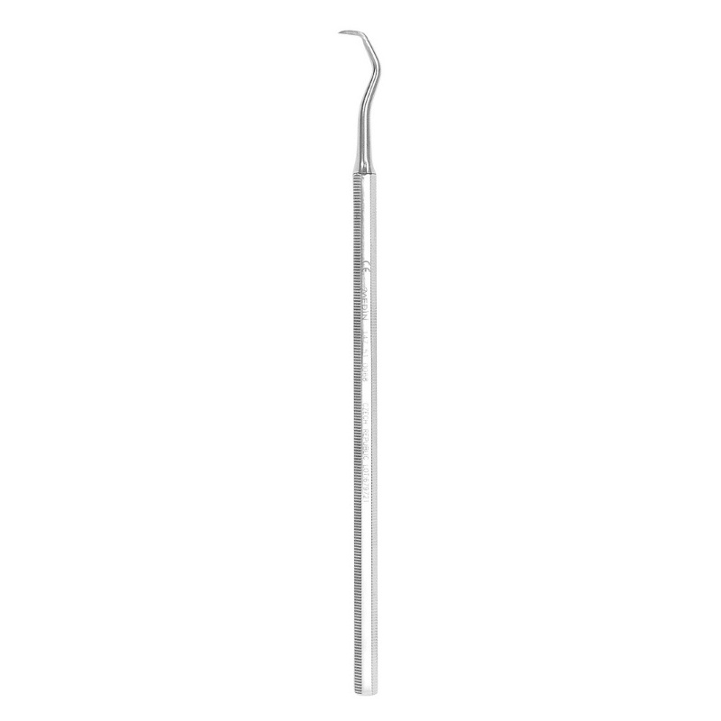 Srpek na zubní kámen 2x lomený; 15,5 cm TiN