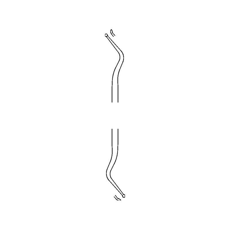 Exkavátor oboustranný; 1 mm, 16,8 cm