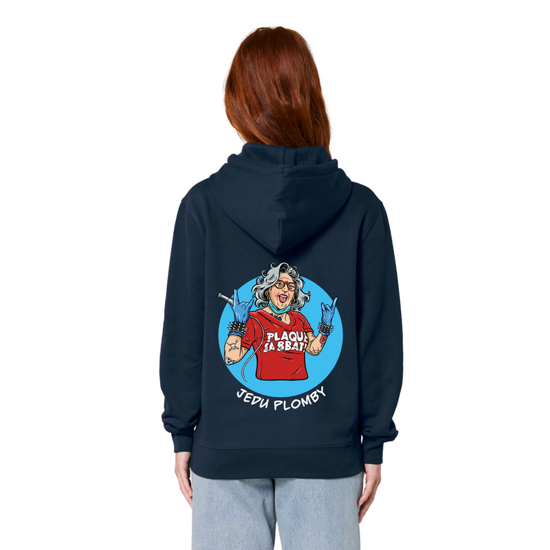 Mikina unisex modrá s potiskem Jedu plomby vel. S