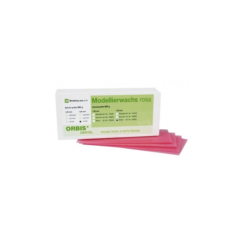 ORBIS Modelovací vosk standard  83×186×1,25mm 2,5kg