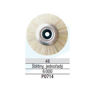 Kartáč štětiny jednořadý 48mm