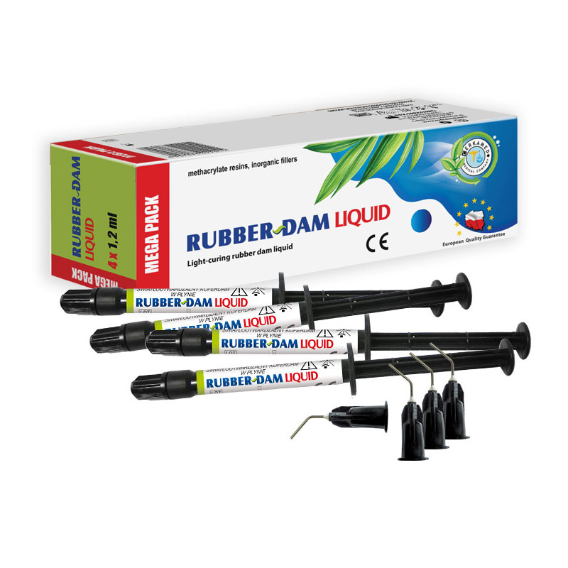 Rubber Dam tekutina Mega Pack - 4 x 1,2 ml