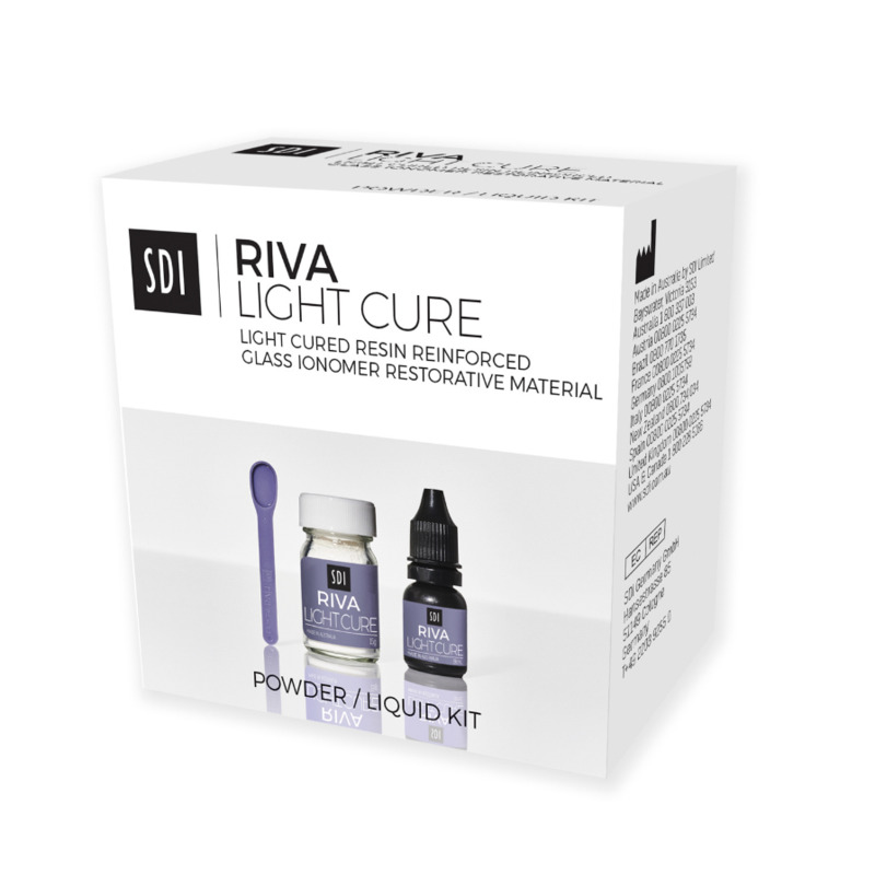 Riva LC light cure prášek/tekutina A2