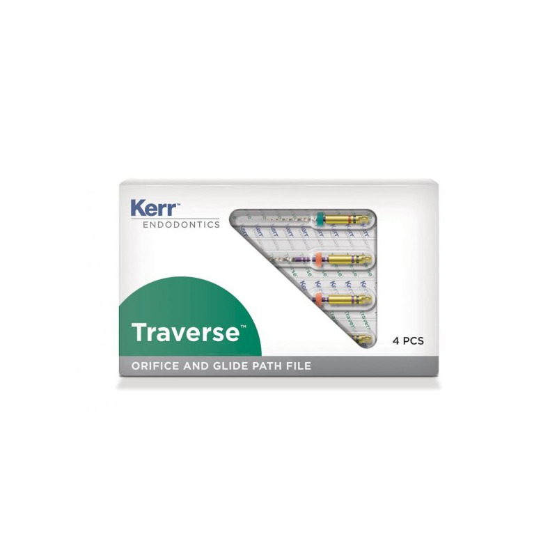 Traverse- rotary glide path file row .25/.08/17 mm + .13/.06/31mm (4ks/bal)