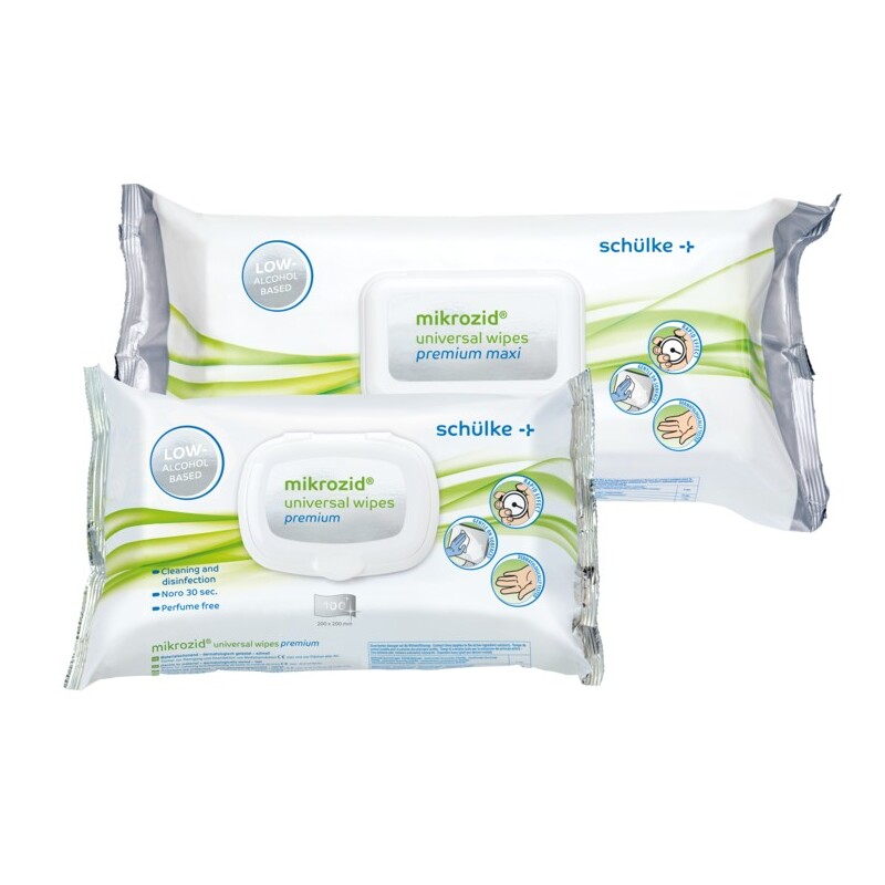 Mikrozid universal wipes premium 100ks (nízký obsah alkoholu)