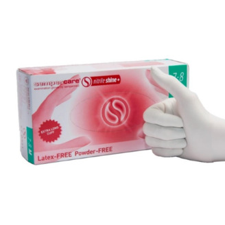 Rukavice Semper Nitrile Shine Plus, vel. S, 150ks