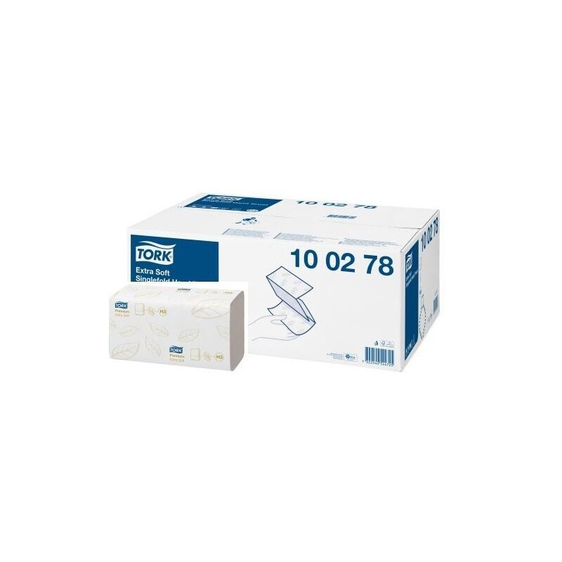 Ručníky papírové Tork PREMIUM H3 extra soft bílá 3000ks