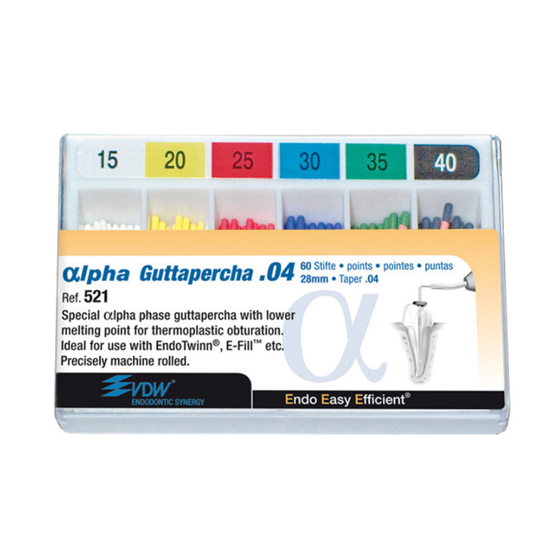 Alpha Guttapercha ISO 15/.04 60ks