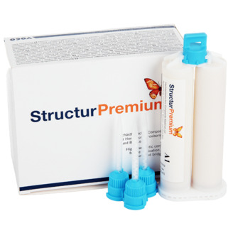 Structur Premium BL kartuše 75g, míchací kanyly modré