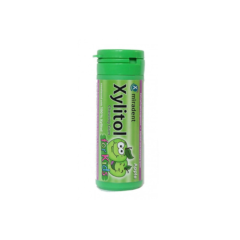 Xylitol dětská žvýkačka jablko 30 ks        