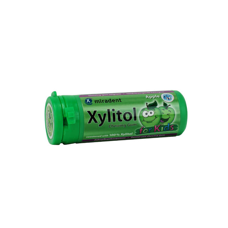 Xylitol dětská žvýkačka jablko 30 ks        