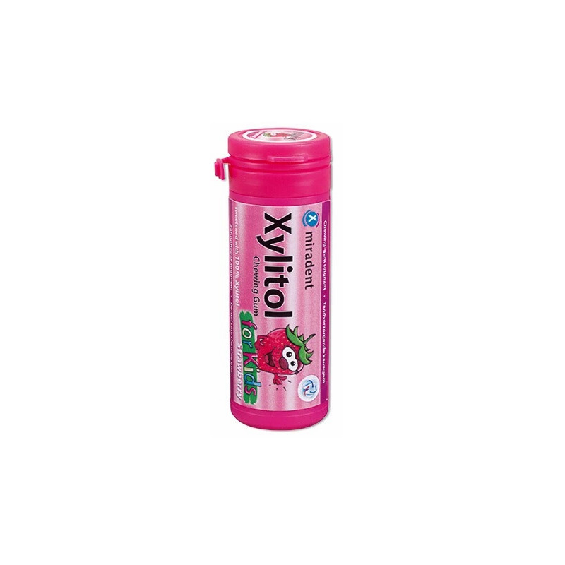 Xylitol dětská žvýkačka jahoda 30 ks        