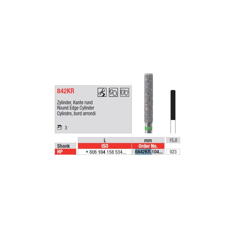 Diamant HP 6842KR.023 (3ks/bal)