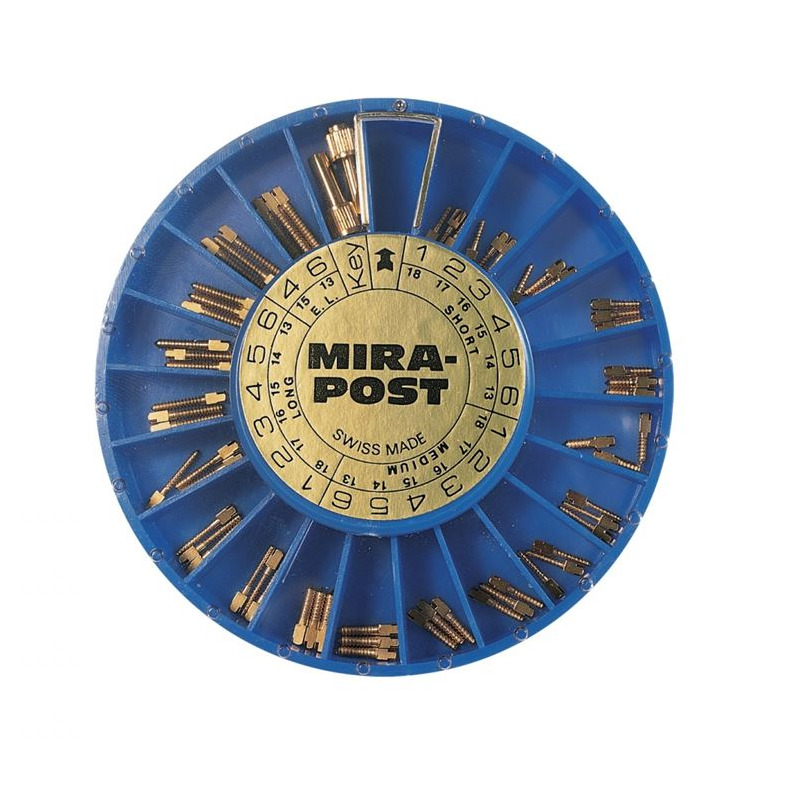 Mirapost zlacené M5, délka 9,5mm, průměr 1,65mm, 12ks