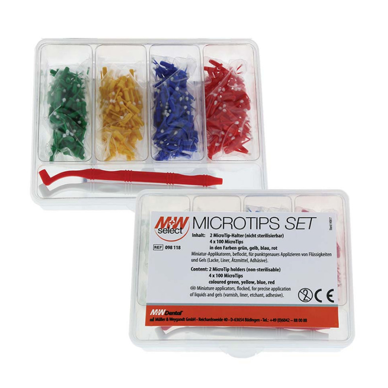 M+W MicroTips červené 100ks