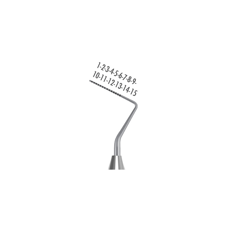 Parodontologická sonda silicon oranžová