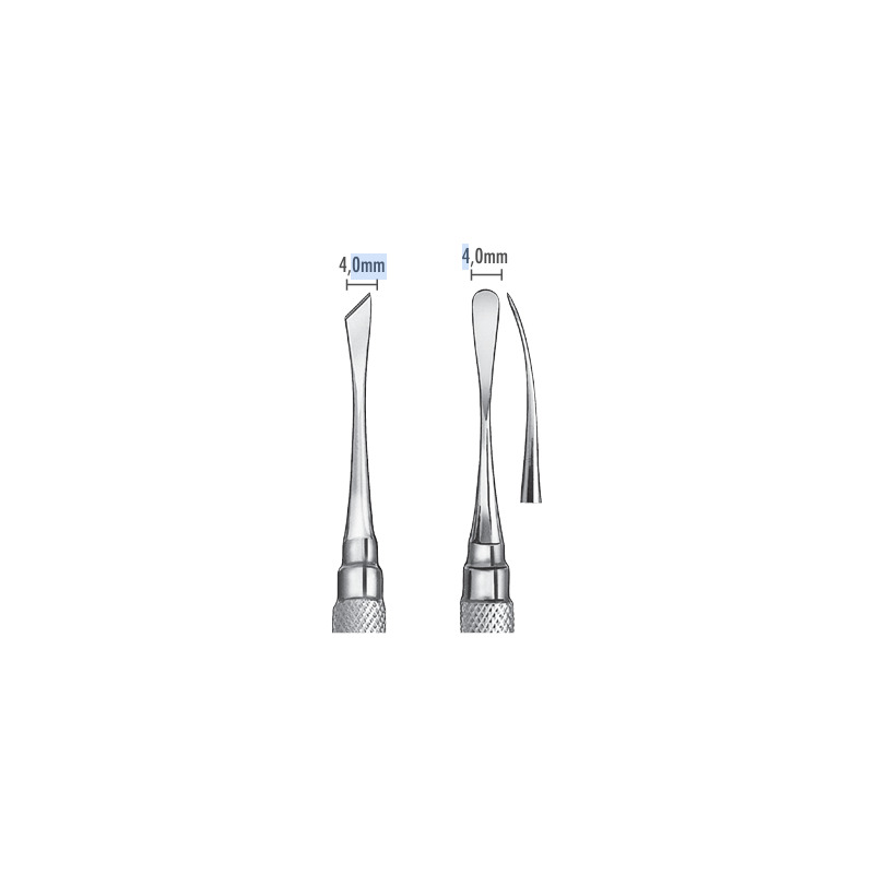 Raspatorium Glickman silicon oranžová