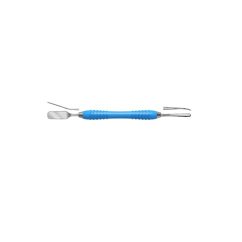Raspatorium Richard 11,0 mm/5,0 silicon světle modrá