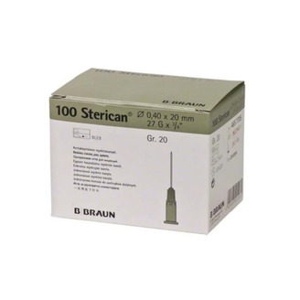 Jednorázové injekční jehly Sterican oranžové 0,5x25mm (dentální)