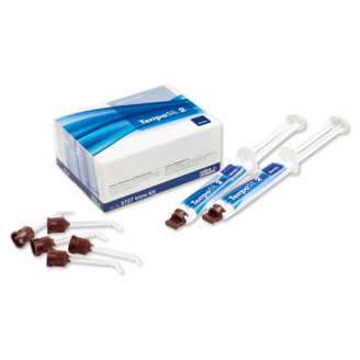 TempoSIL 2 bílý 2x5ml,15x míchací kanyly hnědé dlouhé